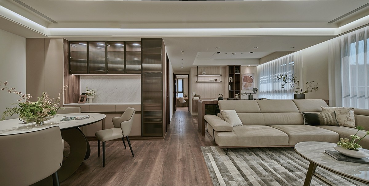 家装设计案例鉴赏——东方侘寂美学，悠然沉静退休宅 -20