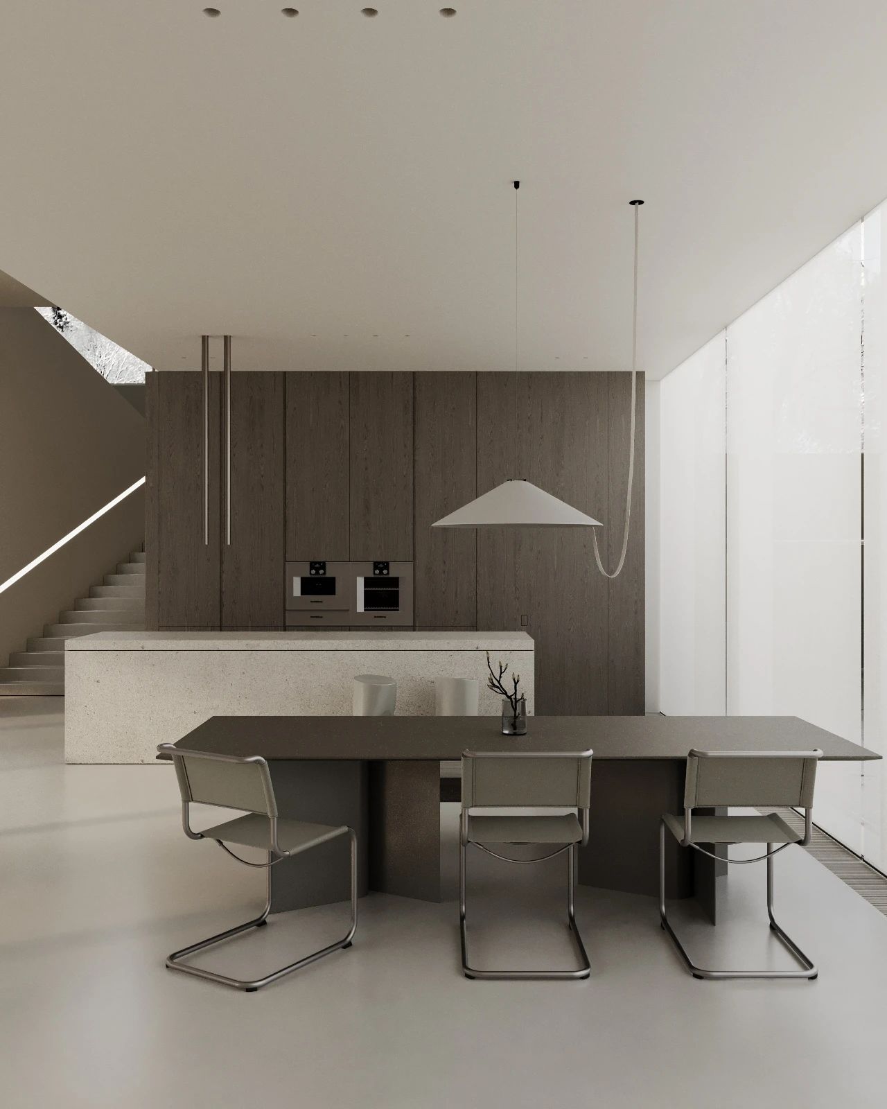 莫斯科地区豪华简约小屋丨俄罗斯莫斯科丨NUMÉRO A,,ATELIER D’INTERIEUR-23