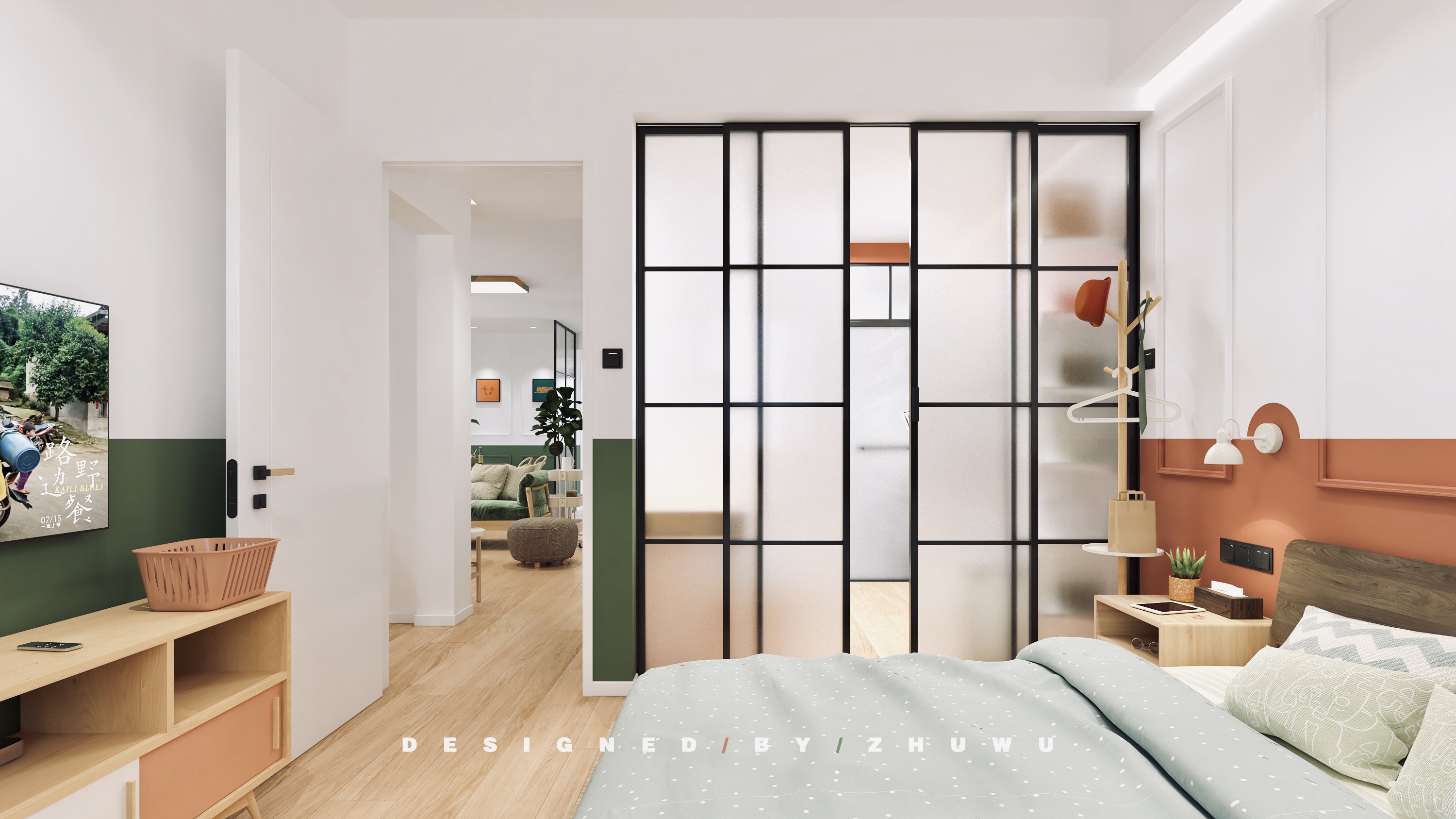 98㎡北欧复古混搭家装 | 低成本个性体验-58