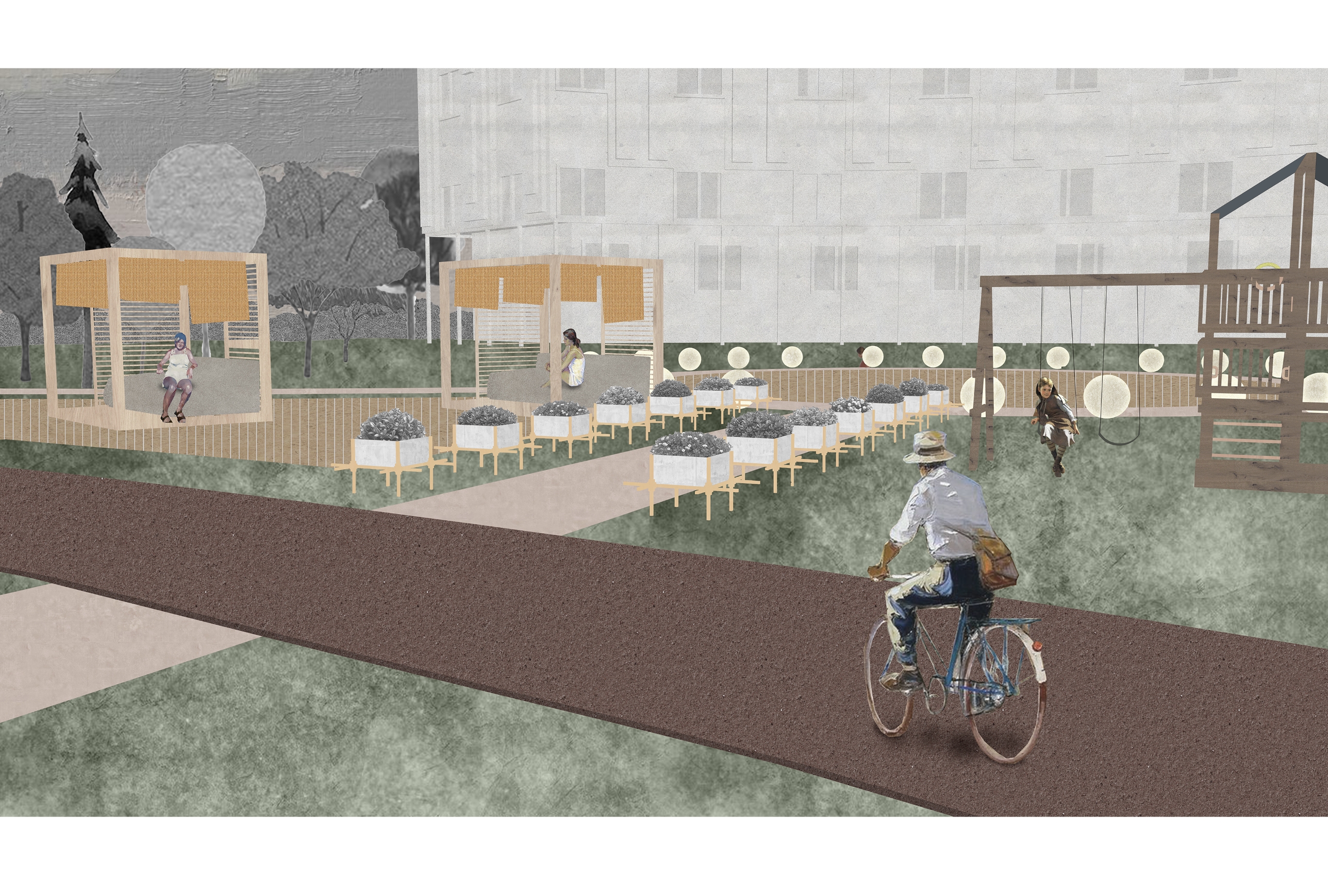 Благоустройство на намыве Василеостровского района-15