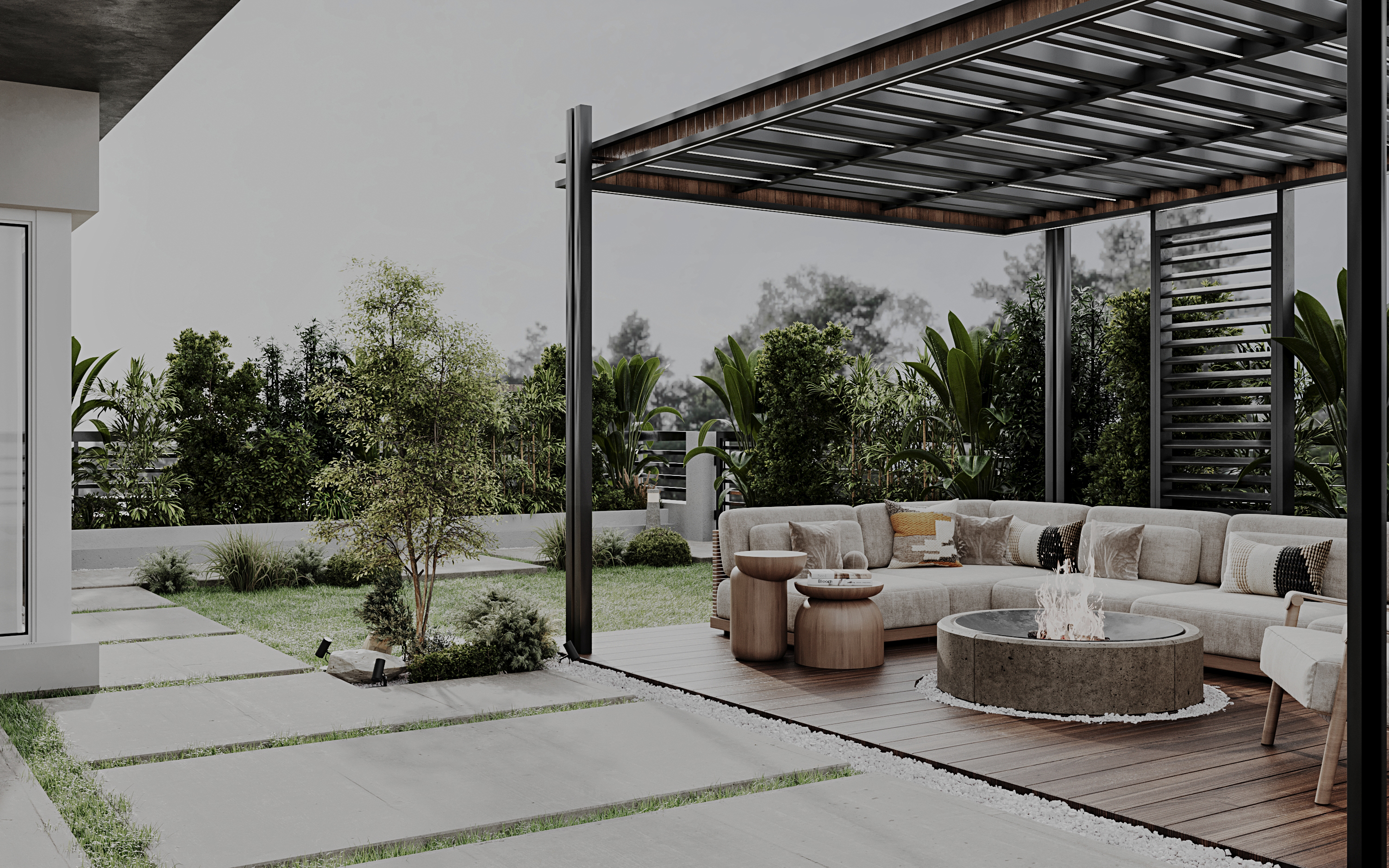 Outdoor Design Villa In Hyde Park-2