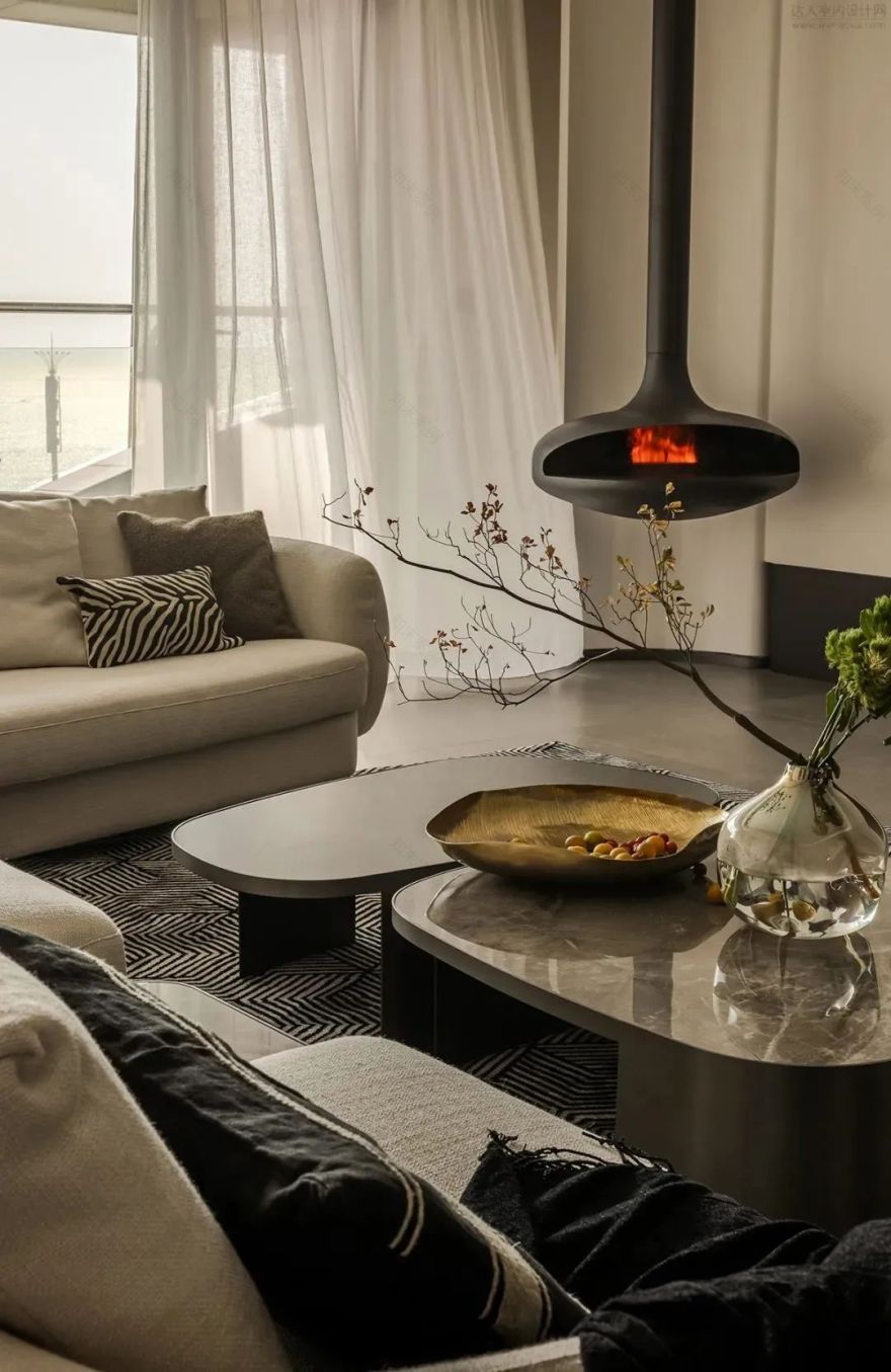 300㎡海边大平层丨道合空间设计-32