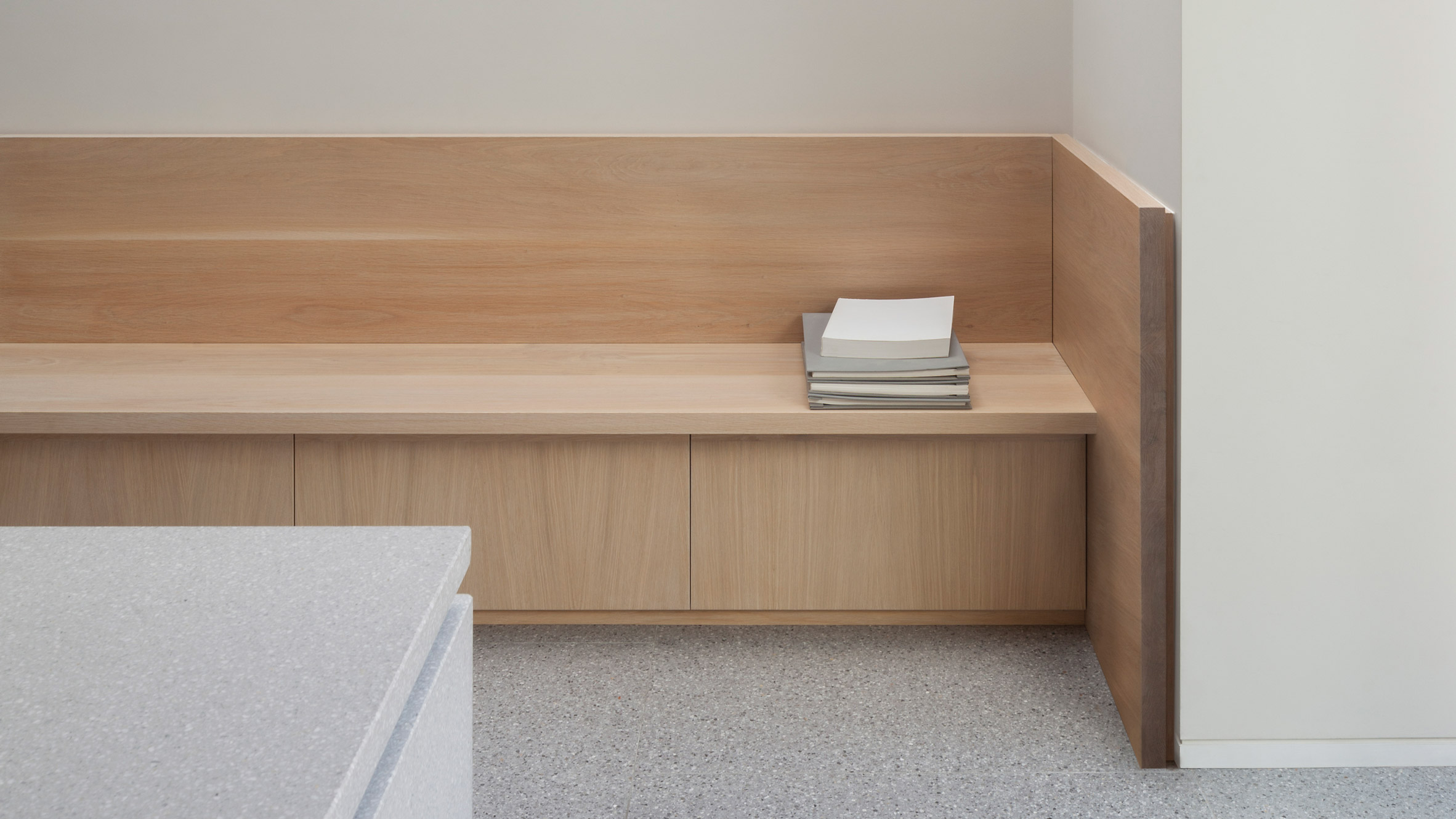 Al-Jawad Pike uses pale, exposed materials to extend west London home-0