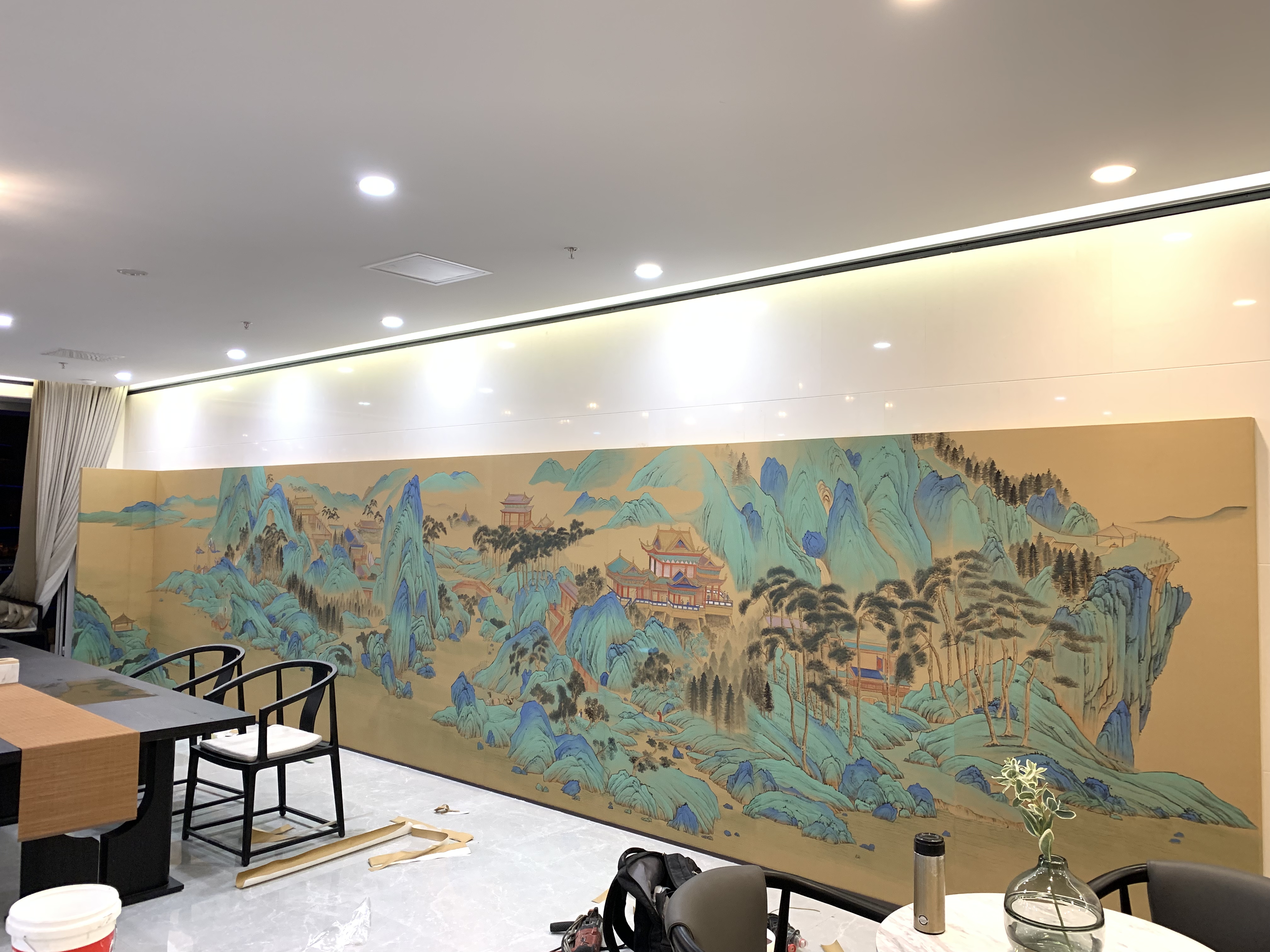 星绘画业-艺术屏风-7