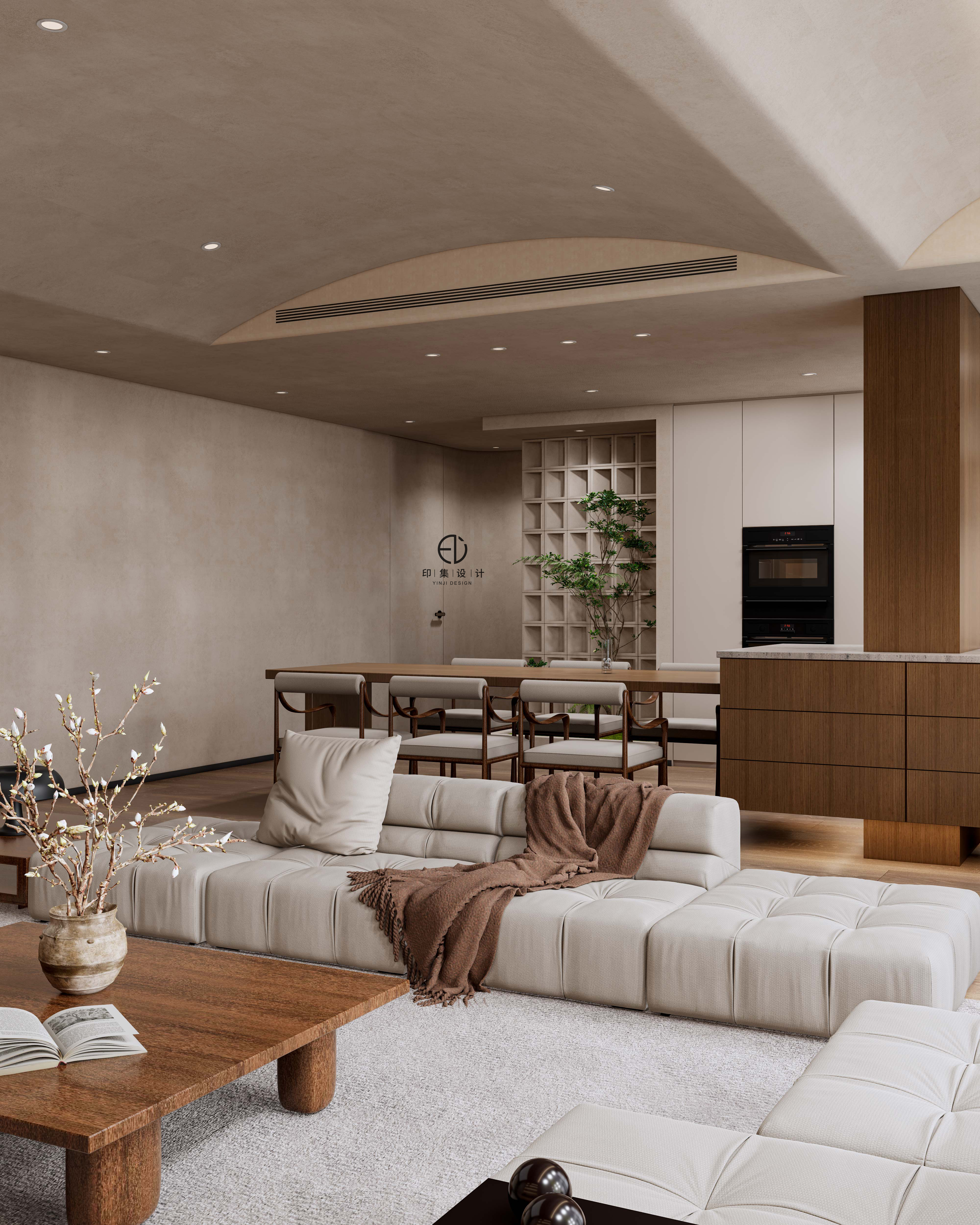 118㎡黑胡桃复古风，家的艺术氛围感-14