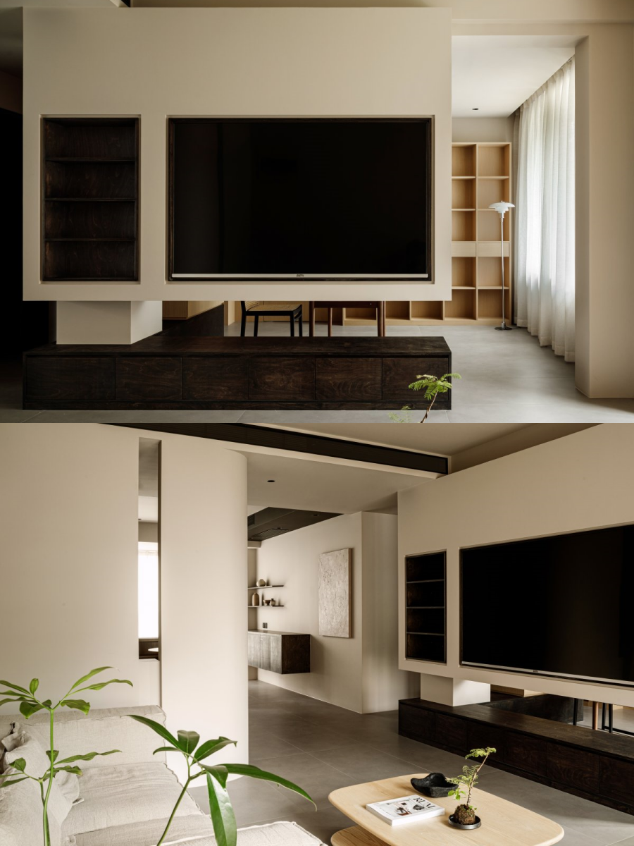 感受146㎡都市原木风平层-1