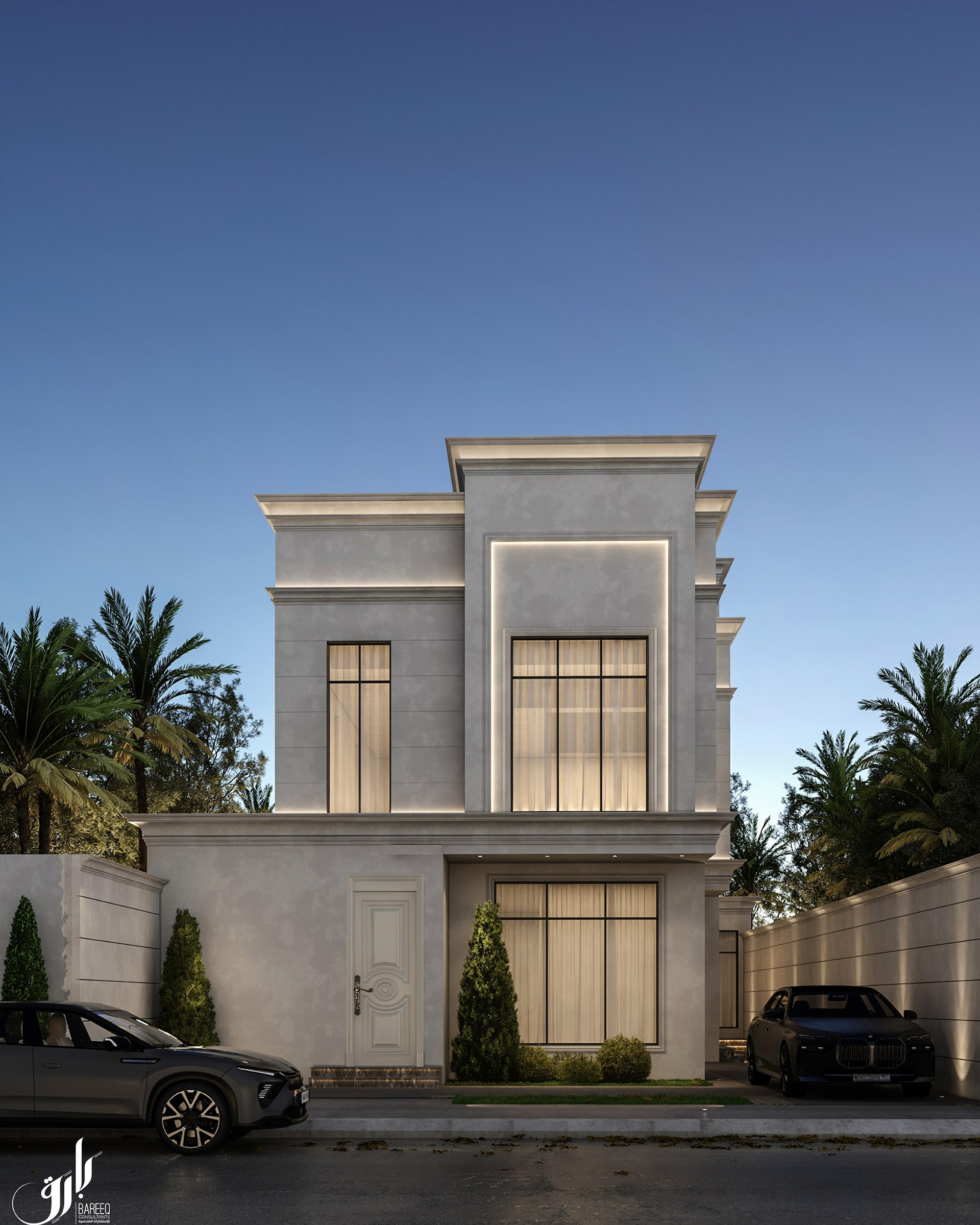 KSA 别墅项目的新外观施工图丨Bariq Consultants-9