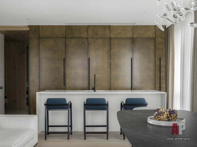 ЖК «Воробьев дом» 200平公寓室内设计-22