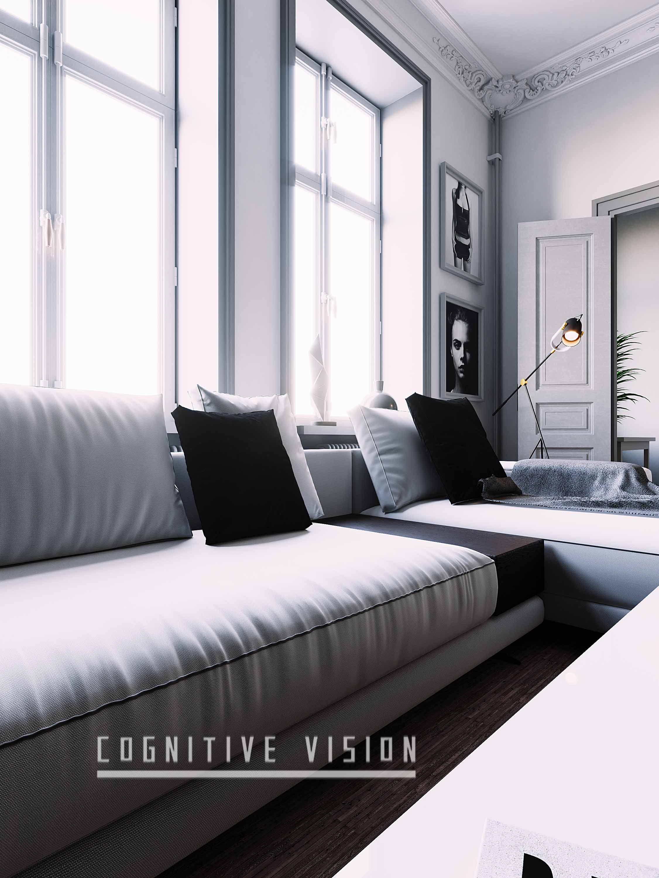 小户型设计典范 | 简约色彩带动空间节奏-11