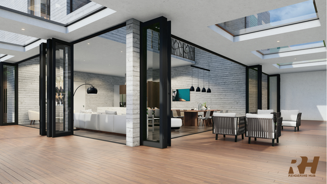 House Interior Design & 3D Rendering-6