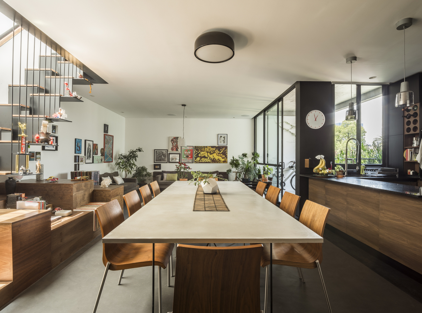 墨西哥城市中心绿意盎然的高级公寓楼-14