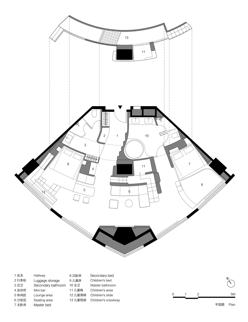 “环游山川”亲子客房丨中国深圳丨建筑营设计工作室-54