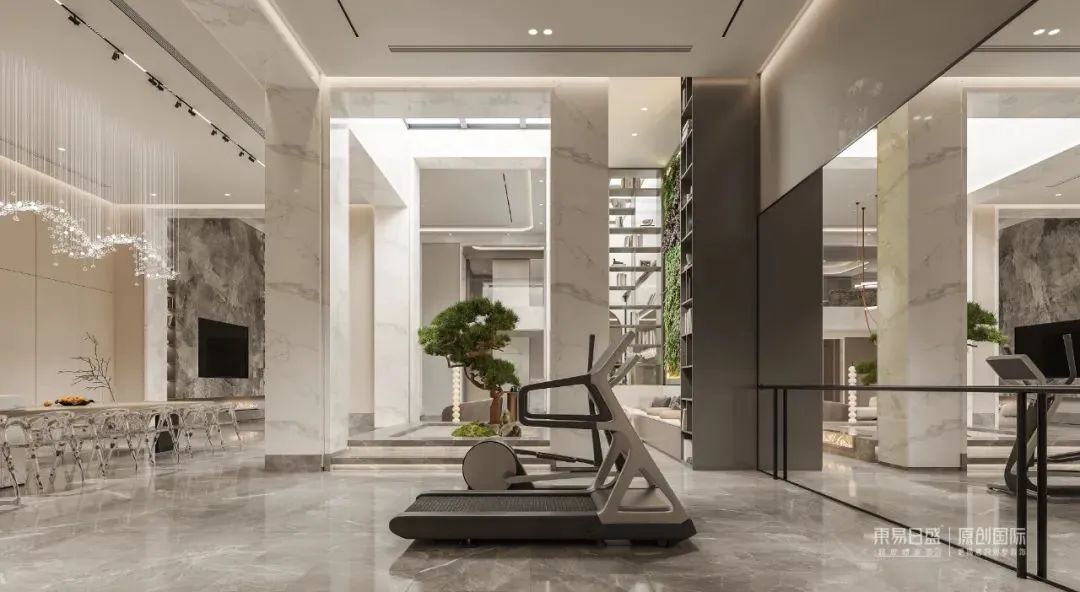 1500㎡豪宅装修，每一帧都是「轻奢风」大片！-40