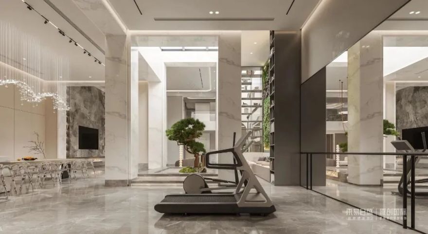 1500㎡豪宅装修,每一帧都是「轻奢风」大片!-40