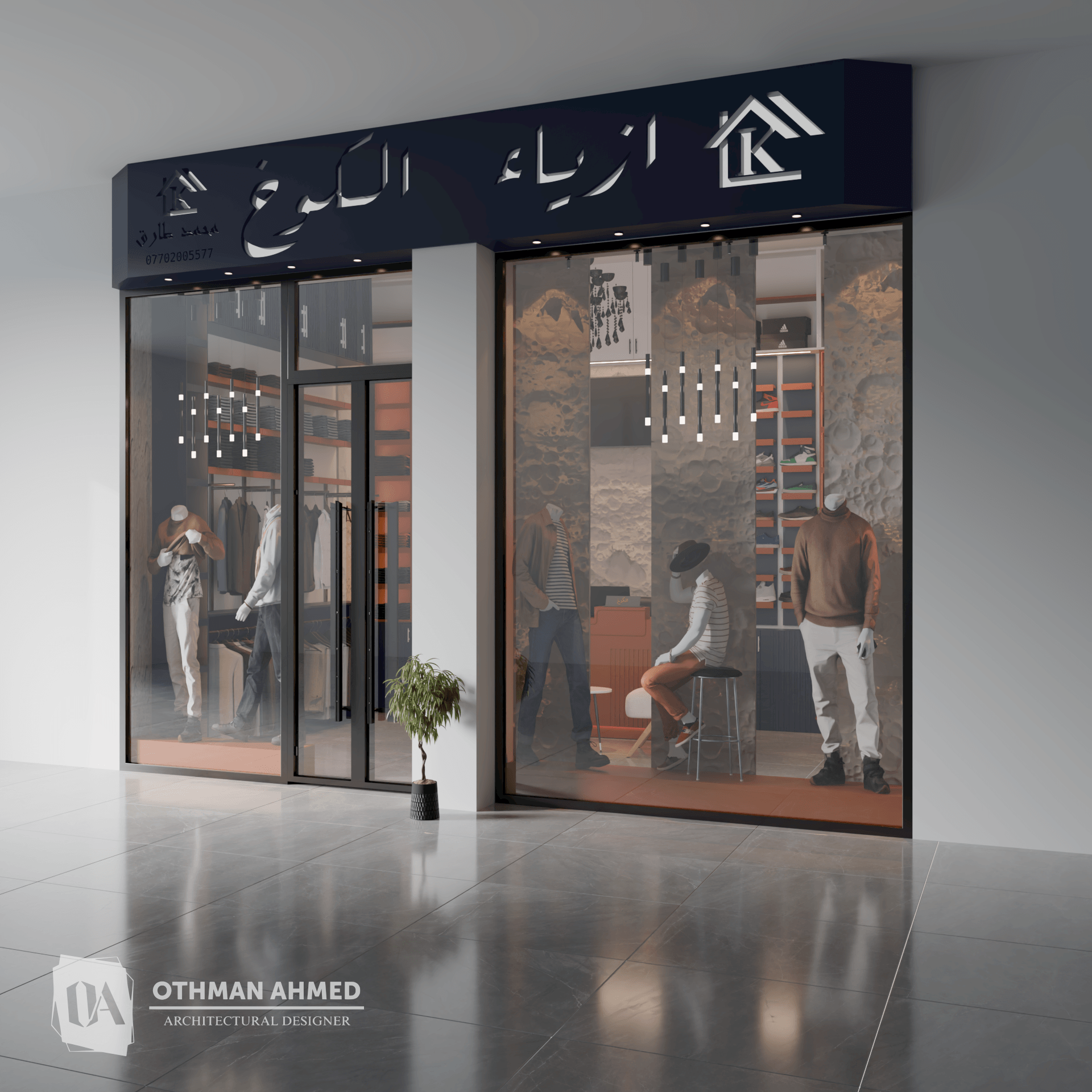 Stylish interior with organized displays and shelves-7