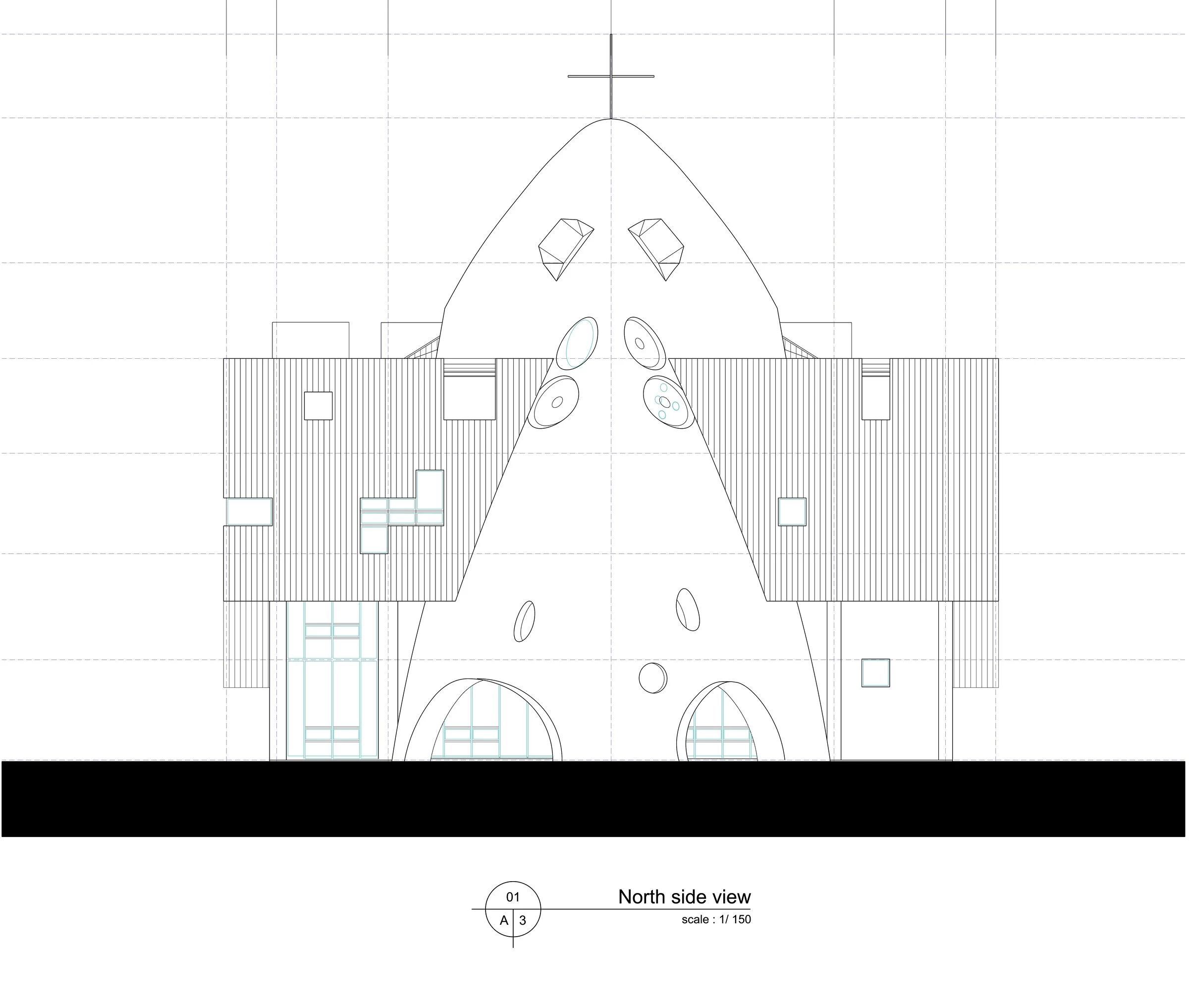 永宗岛 Onnuri 教堂丨韩国丨shinslab architecture-41