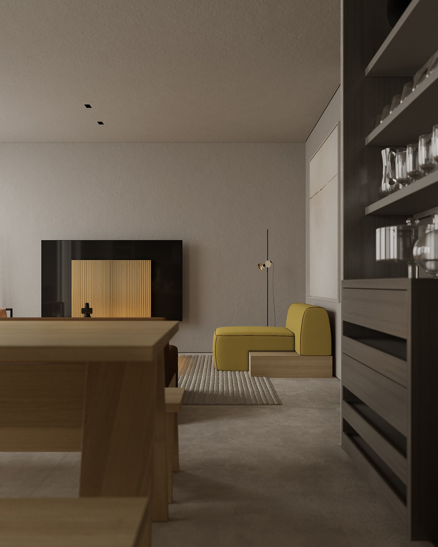 混凝土+黄色 色调里的悦动，梦幻与诗意的享乐-3