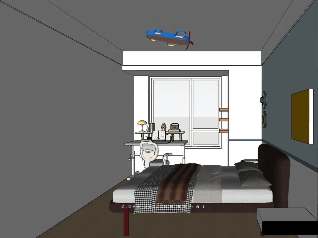 尊道新作|合肥『中央公园岚庭』中古风大平层设计，时光沉淀可持续松弛的家~-113