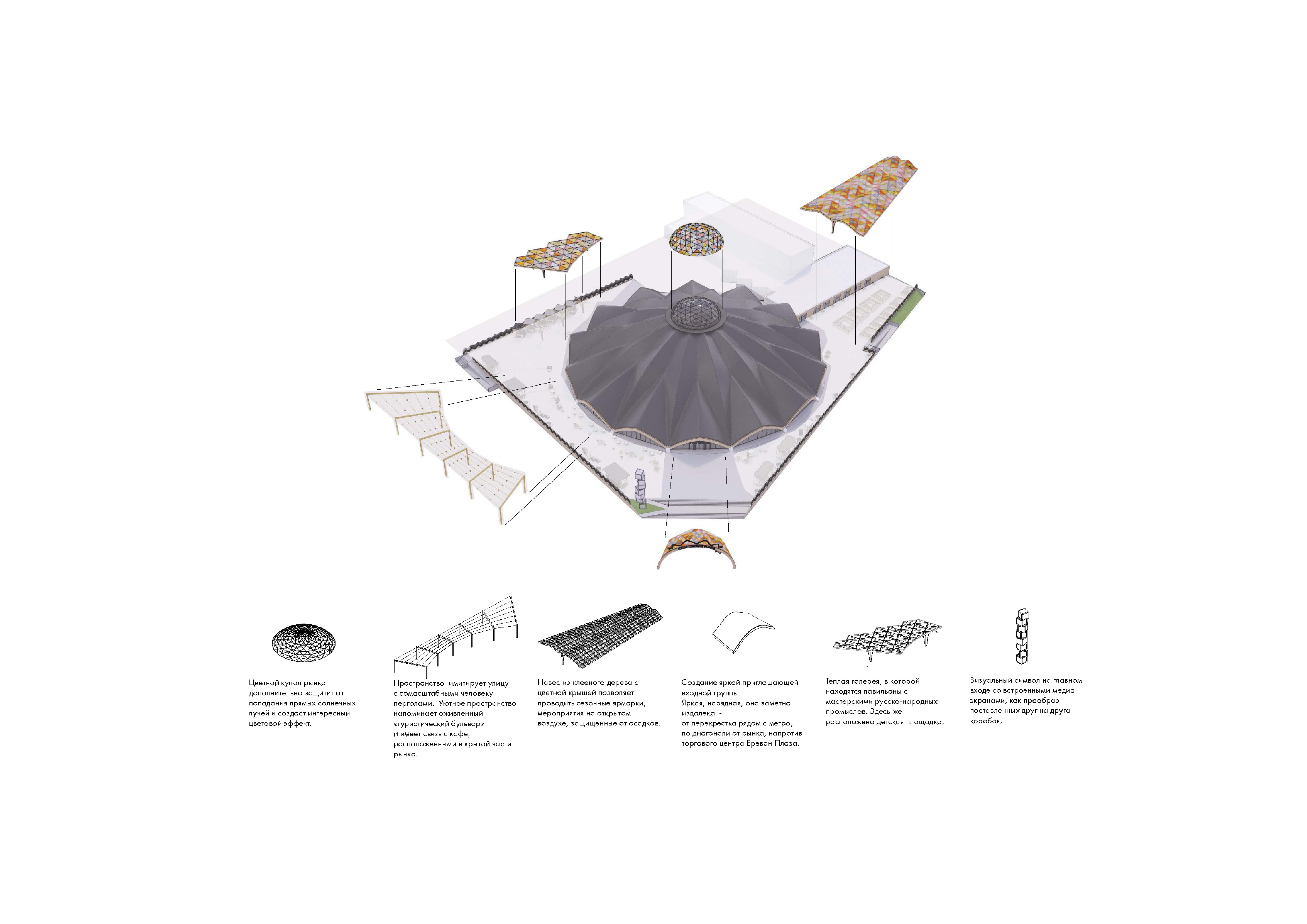 莫斯科丹尼尔 ovsky 市场重建概念设计-24