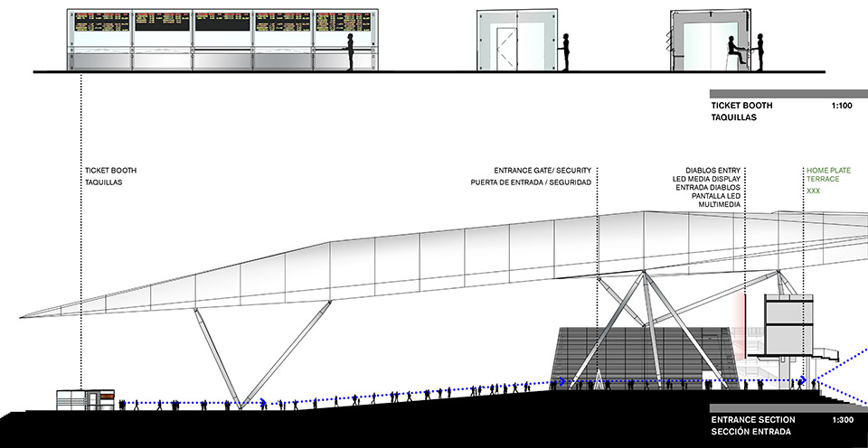 墨西哥红魔队新主场  阿尔弗雷多·哈普·埃卢体育中心丨墨西哥墨西哥城丨FGP Atelier + Taller ADG-57