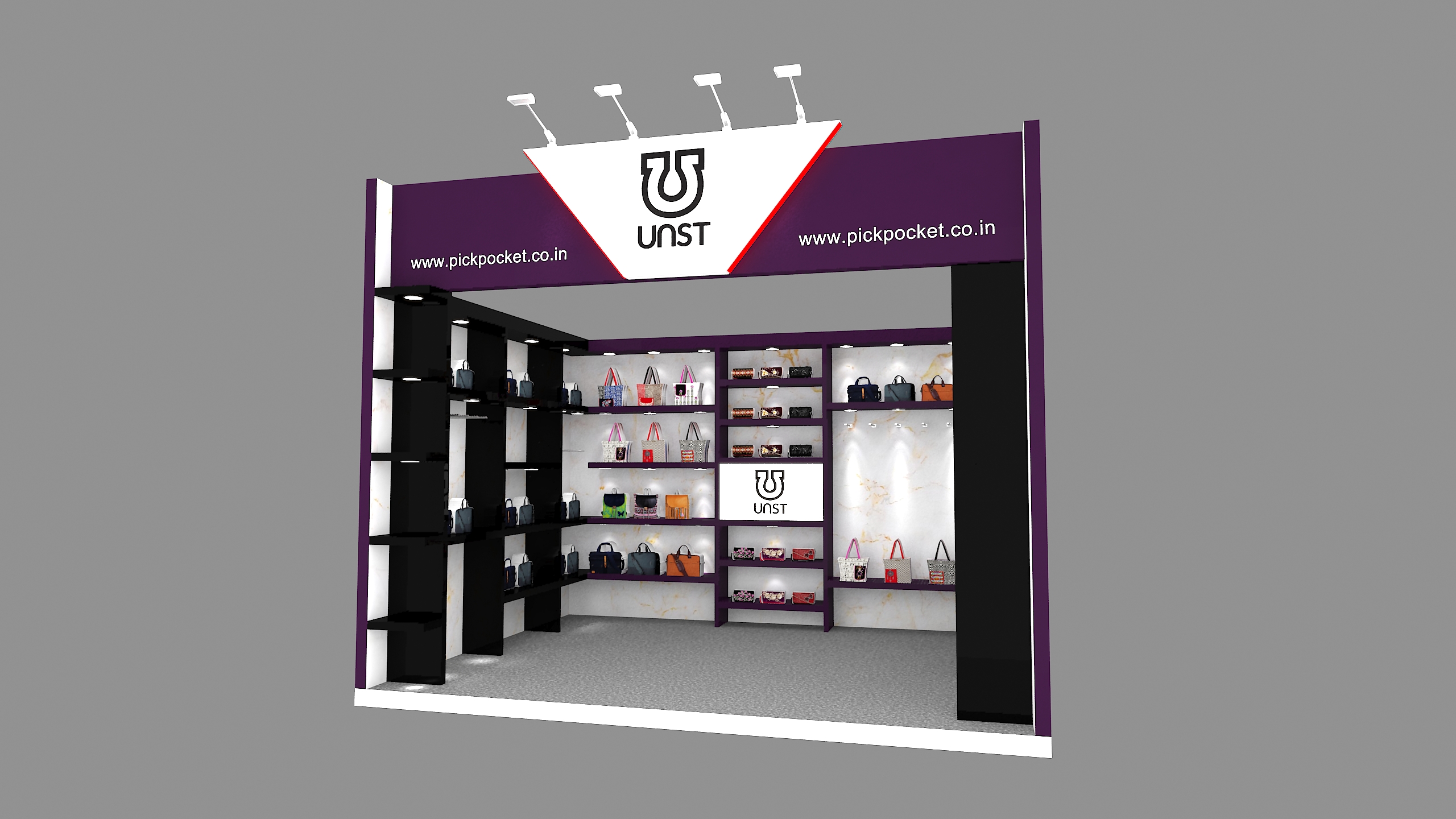 one side open stall-8