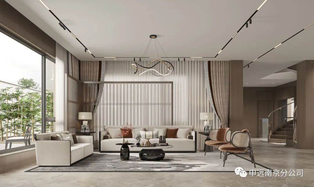 景粼别院 · 新中式风格的雅致私宅设计丨申远空间设计-13