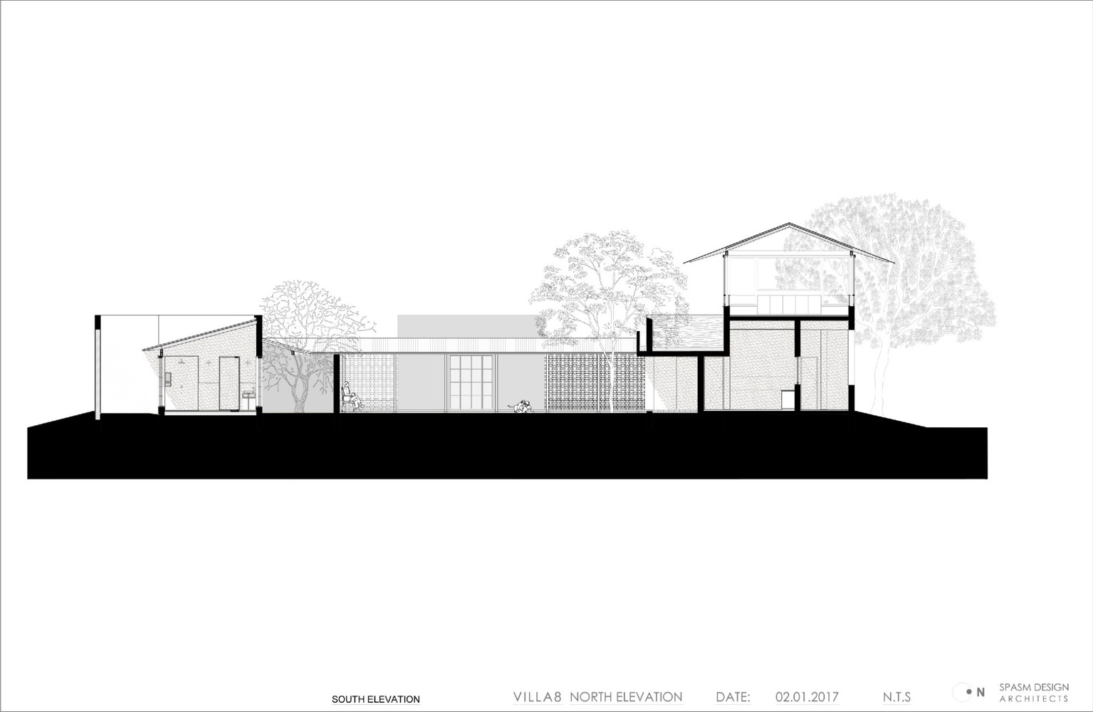 双胞胎别墅 | 红土墙与芒果树的庭院式家园-92