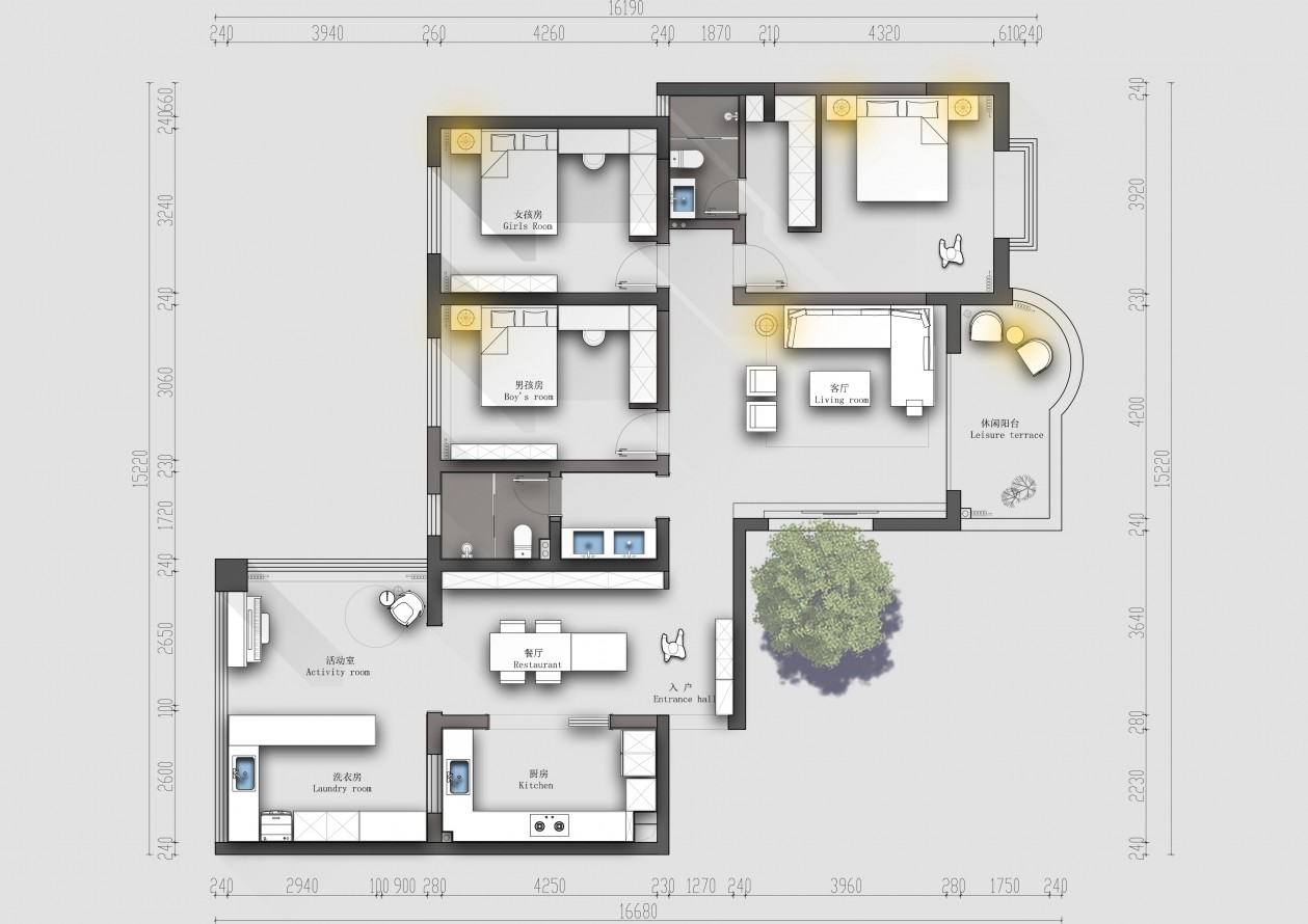 信旺华府骏苑 | 160平"大室"所趋的简约风！-2