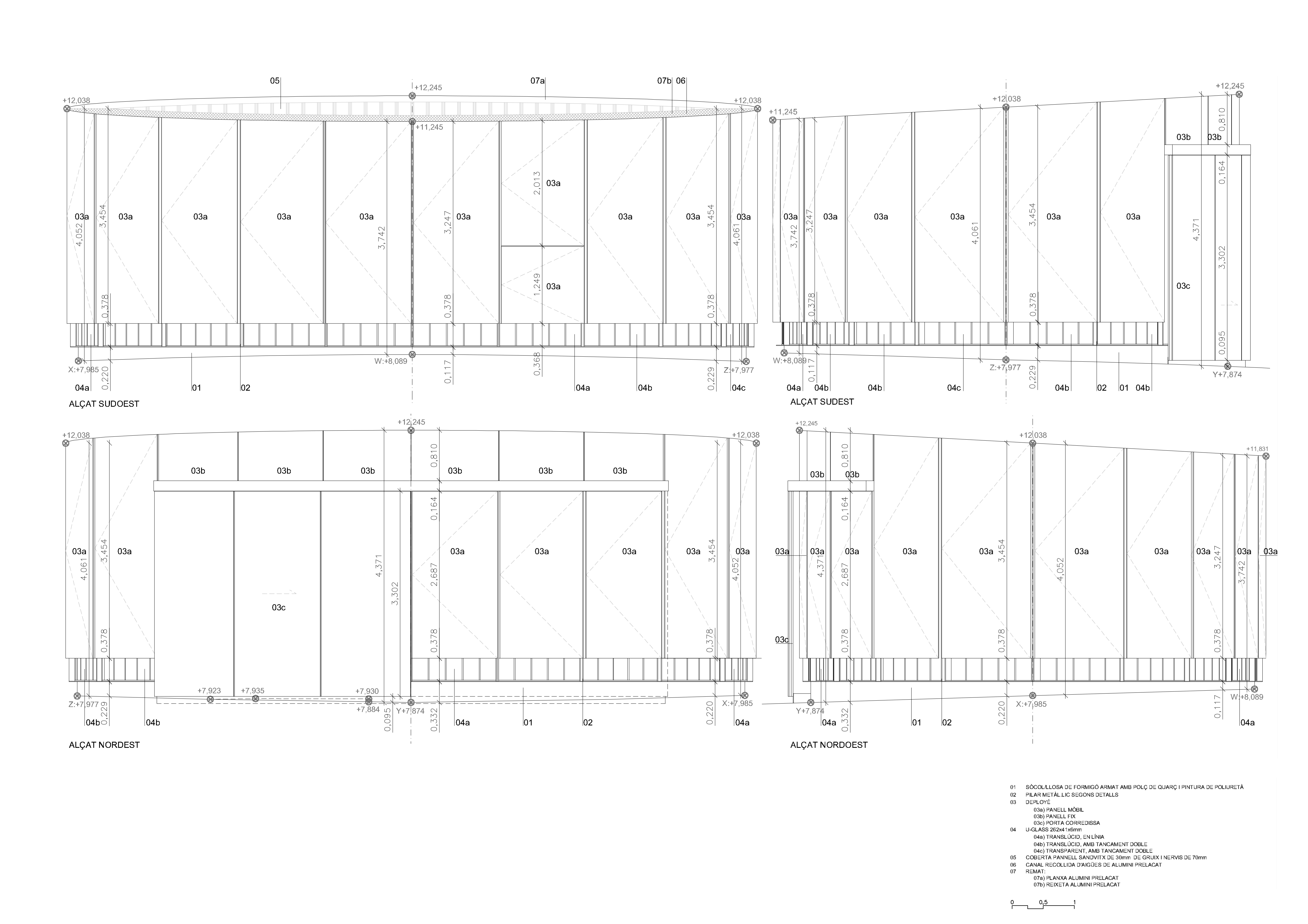 巴塞罗那临时绿色回收点 | 轻巧透明，融入街景-15