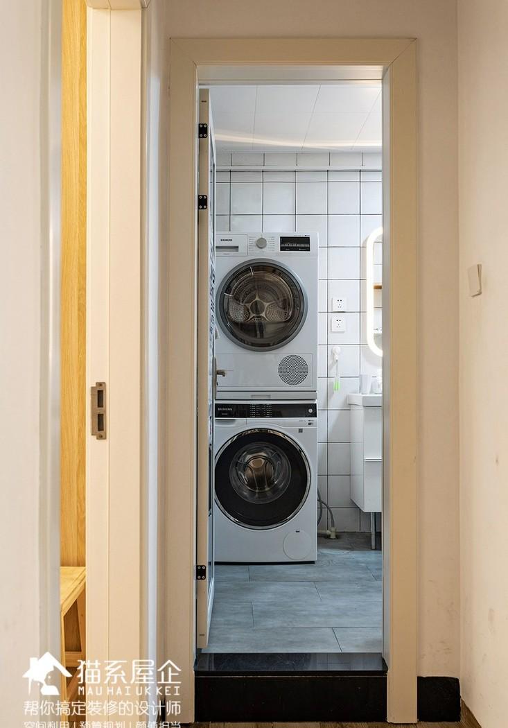 55㎡“猫系屋企”变身二宝家庭乐园，巧改户型实现空间利用最大化-39