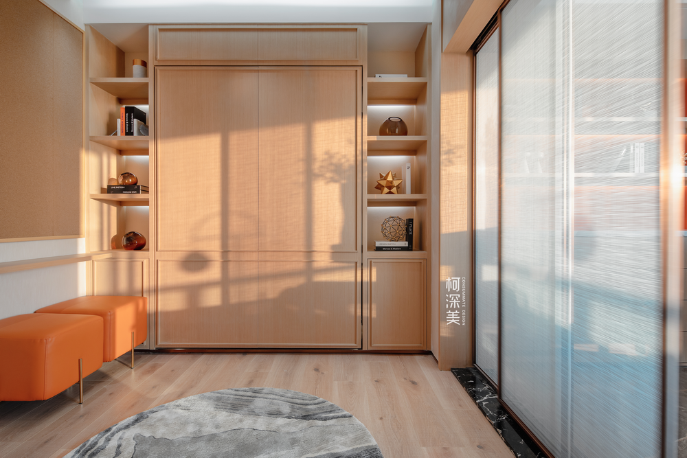 双月湾度假屋 · 现代简约,融入夕阳橙与海洋蓝的活力空间丨中国惠州丨柯深美(深圳)室内设计有限公司-28