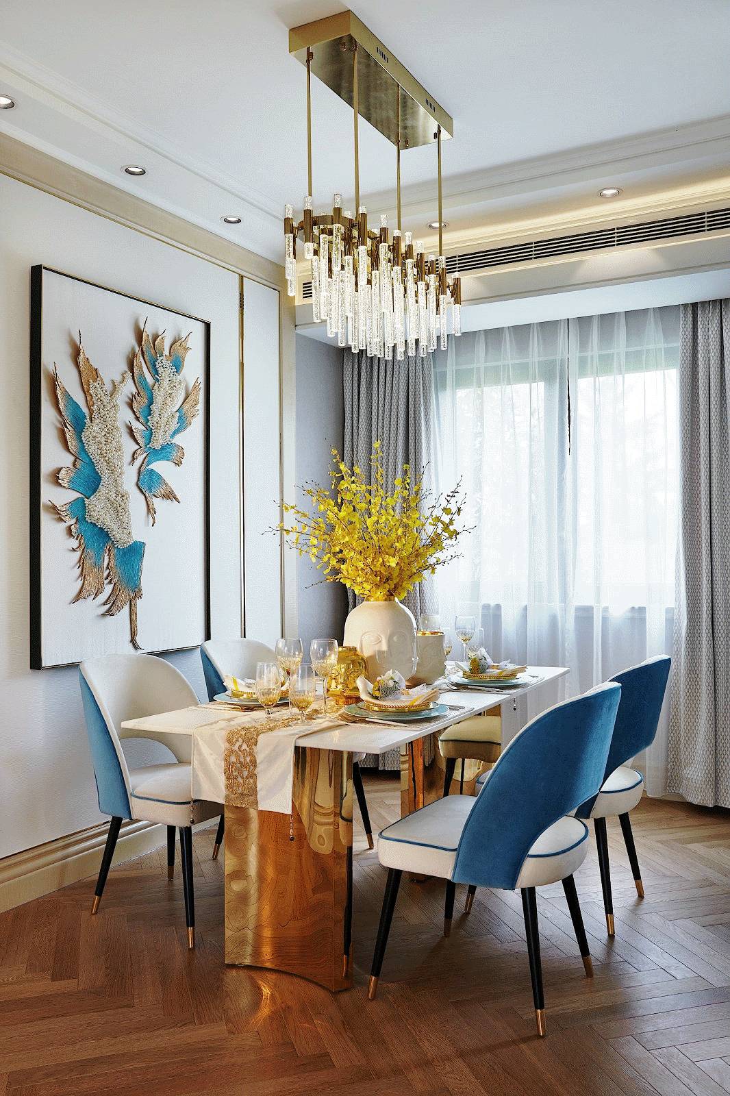 95㎡山东青岛中洲控股样板间设计-9