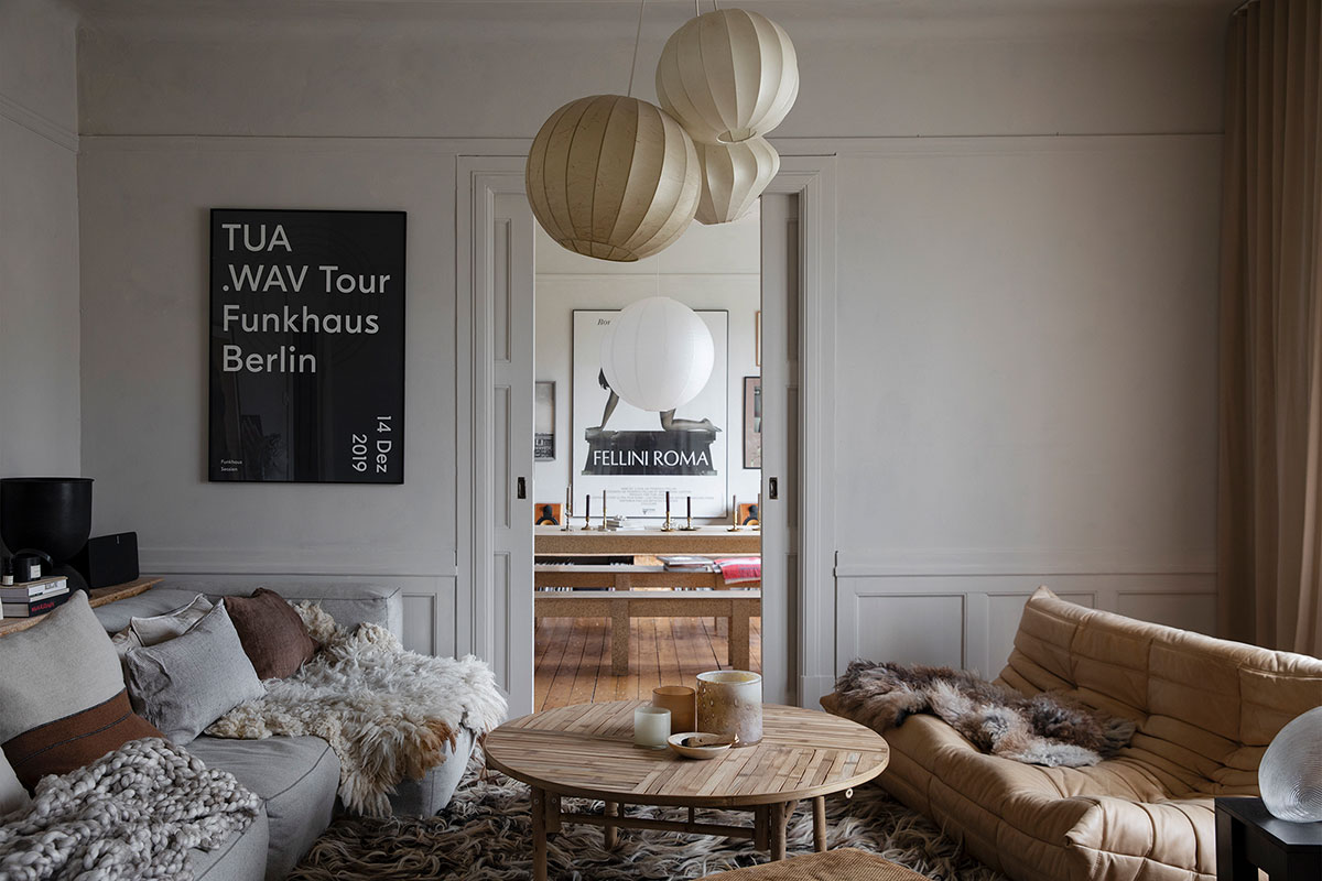 充满艺术气息的瑞典自然风公寓-3