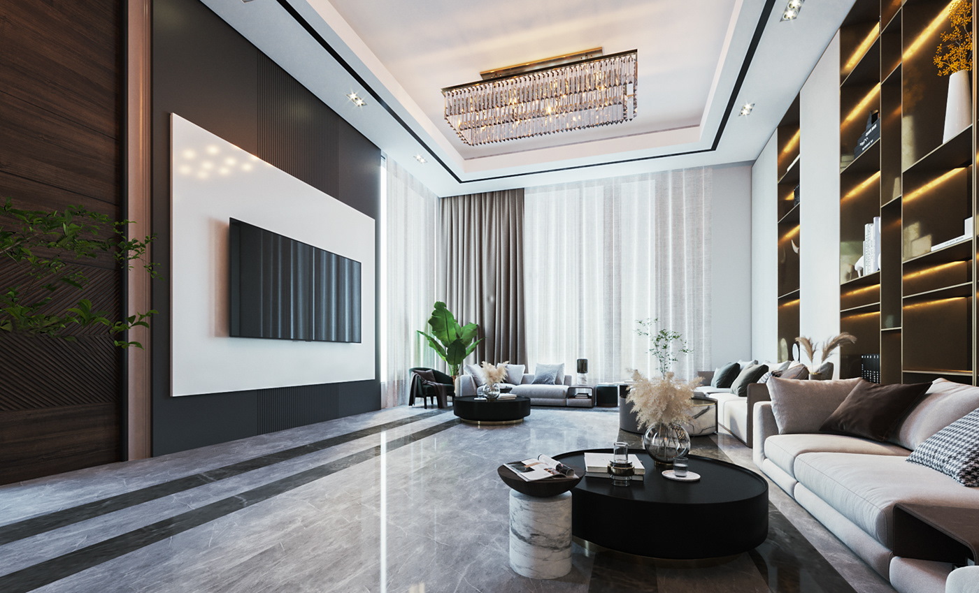 Anastasiya Gushchina丨别墅丨modern majles for men-5