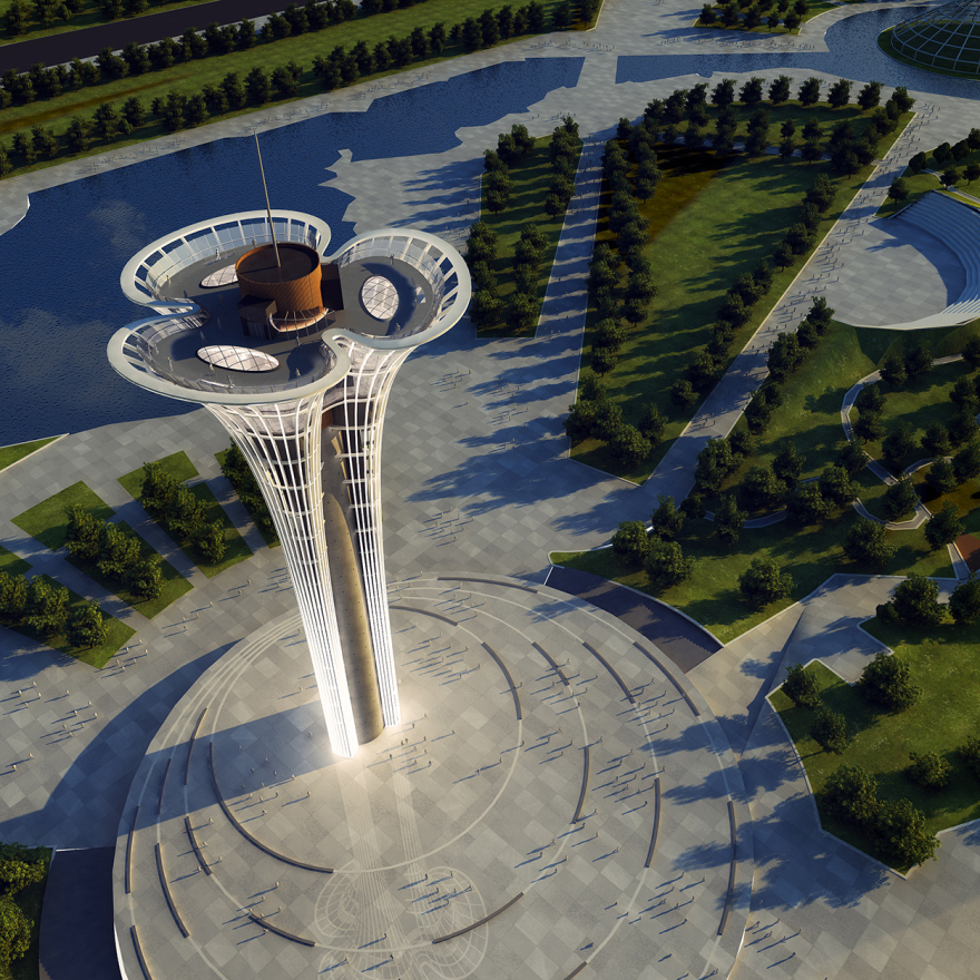 2016 年安塔利亚世博会塔 | 儿童与花的主题地标-19