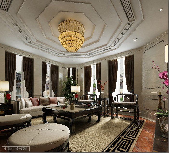 徐梁  浙江万达别墅方案  从法式跳跃到中式-1