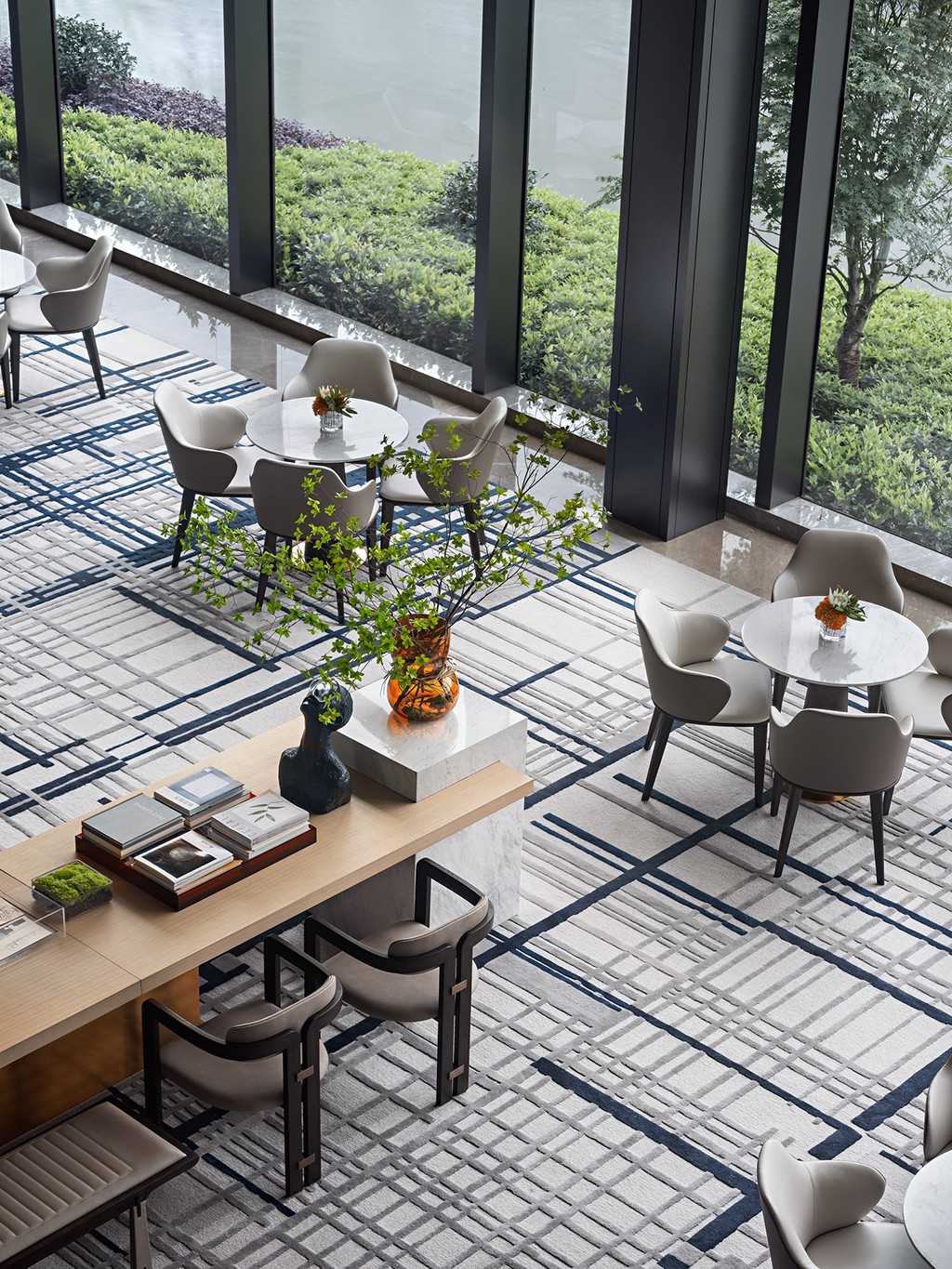 众睦设计丨温州首开中庚·香開萬里售楼处：当代语境，抒叙自然-30