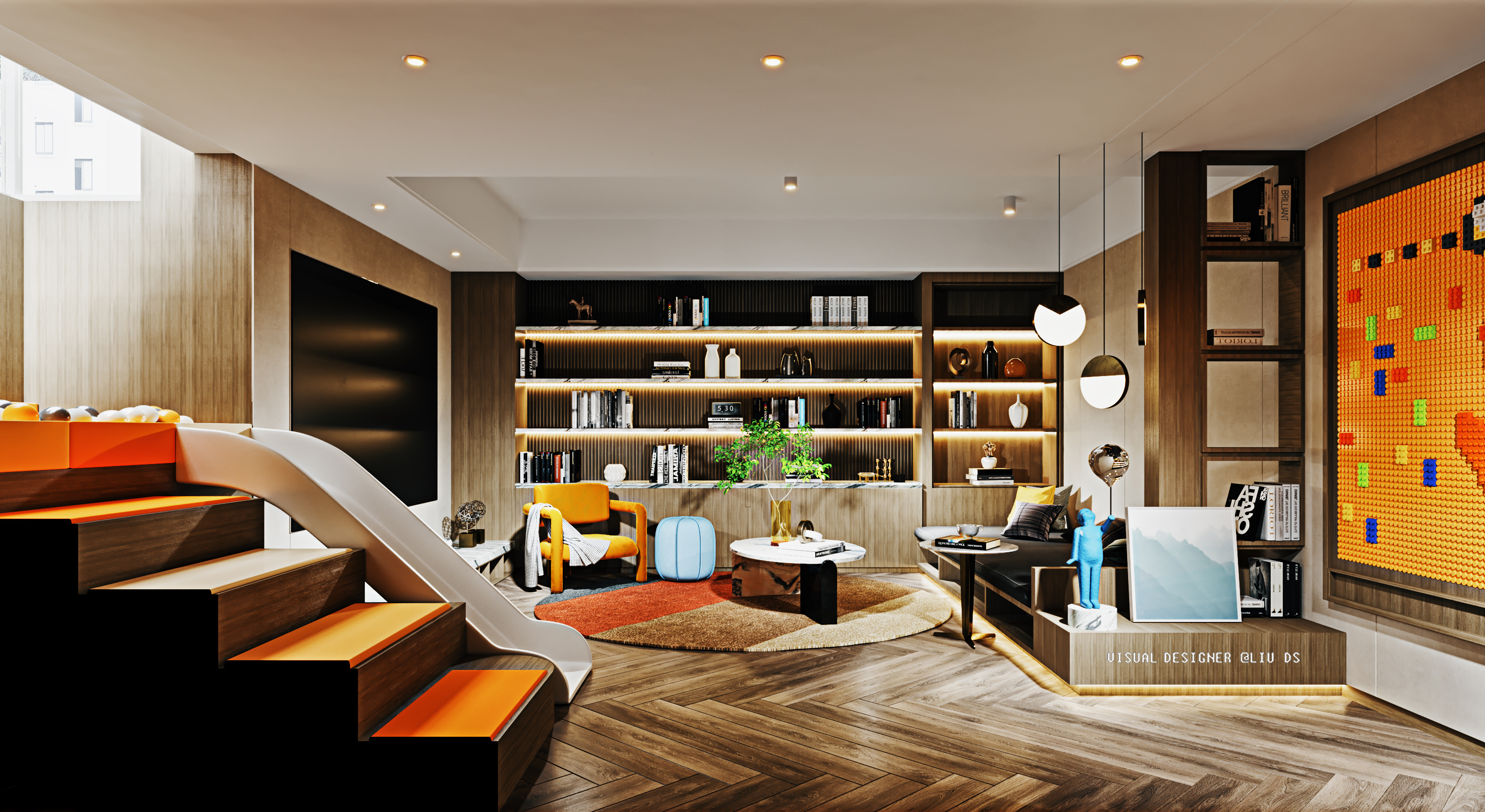 现代轻奢地产样板间，下跃户型设计解析-25