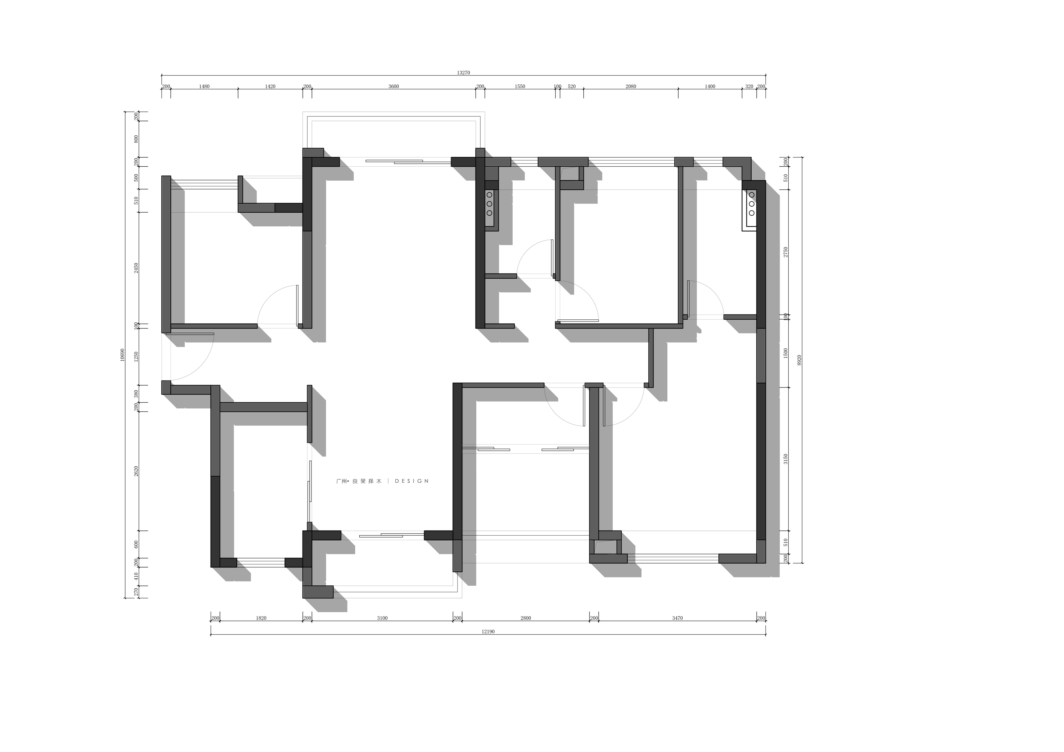 广州白云区意式极简风住宅设计丨中国广州丨良琹择木设计-4