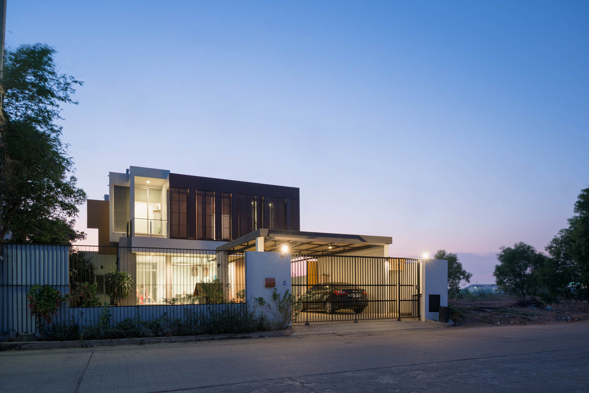 泰国曼谷大城府住宅 | 现代简约与传统融合-41