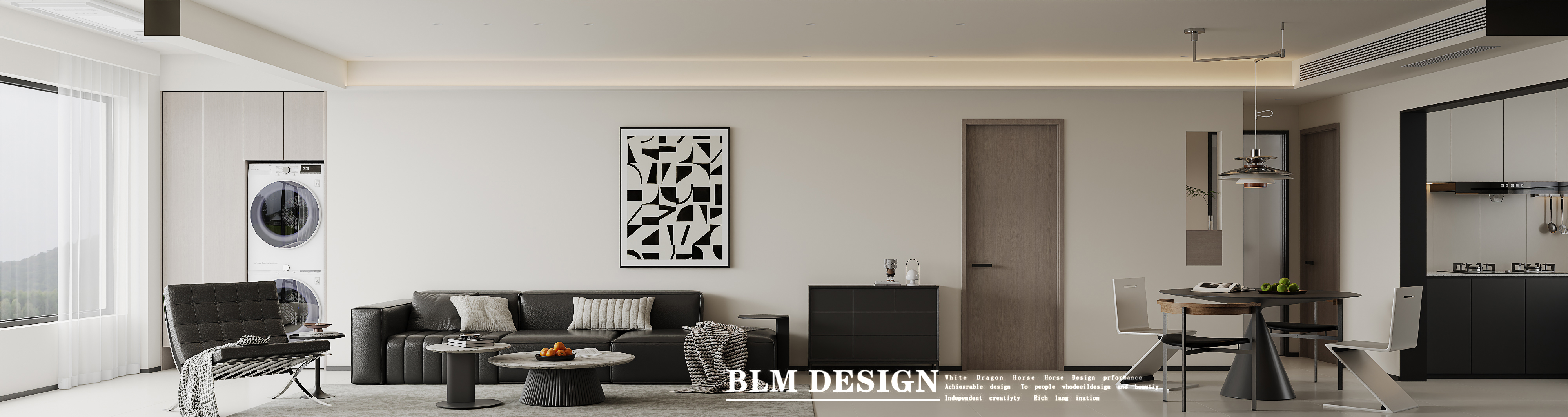 极简意式——白龙马效果图-3
