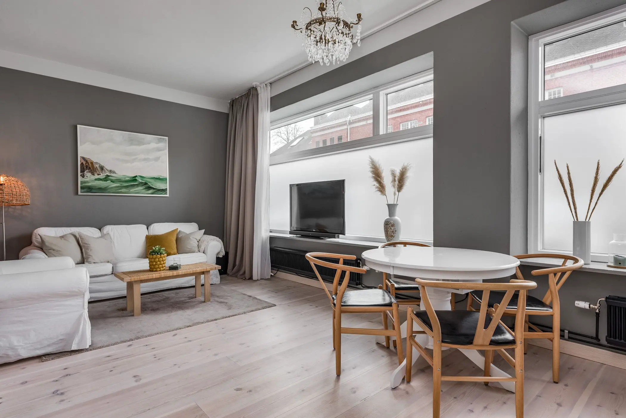 35m2 灰色调瑞典工作室公寓设计-7