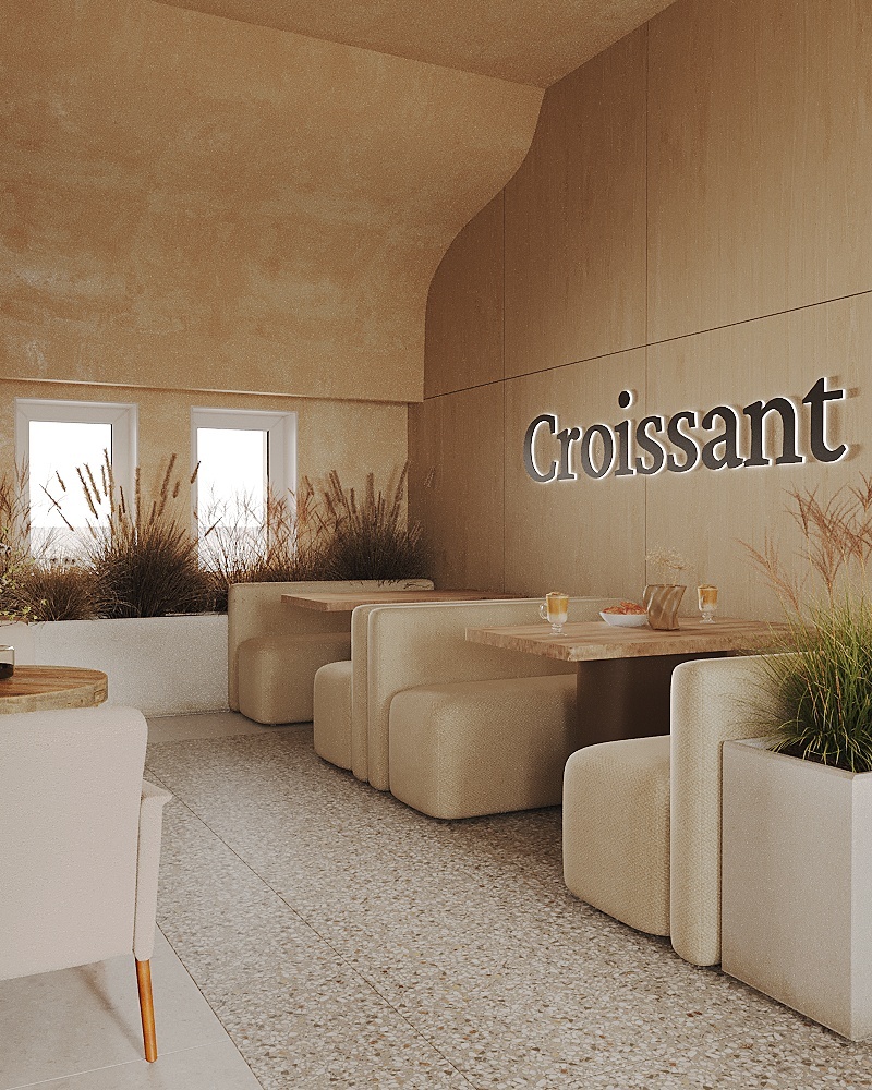 CROISSANT 面包店室内设计丨乌克兰卢甘斯克丨Sergey Popov-7