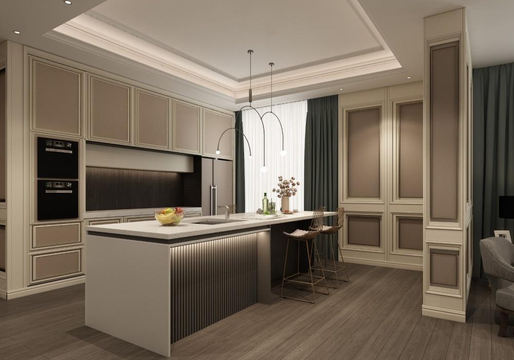 现代家庭与世界 | 柔和色调的温馨空间-0