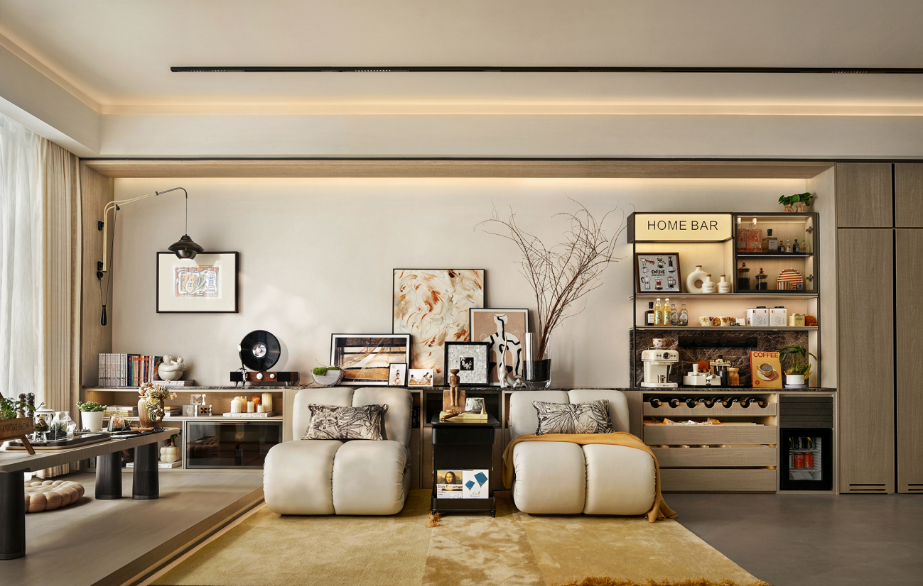 赛拉维设计 | 华润置地公园上城样板间-10