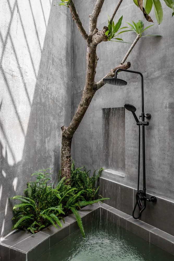 绿色环绕的越南西贡 94 平米住宅设计-45