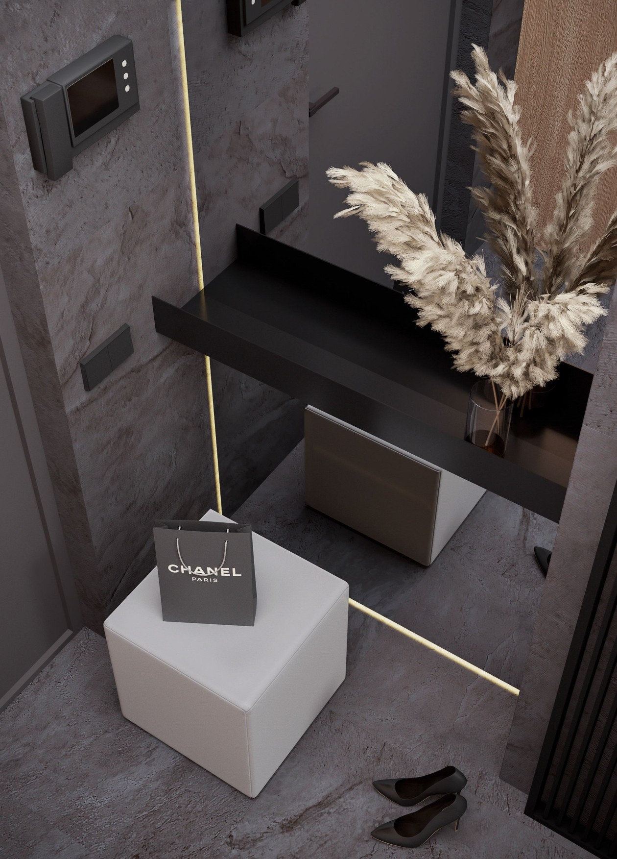 高级灰+橙色，高雅灵动，享受自由自在的快意生活-28