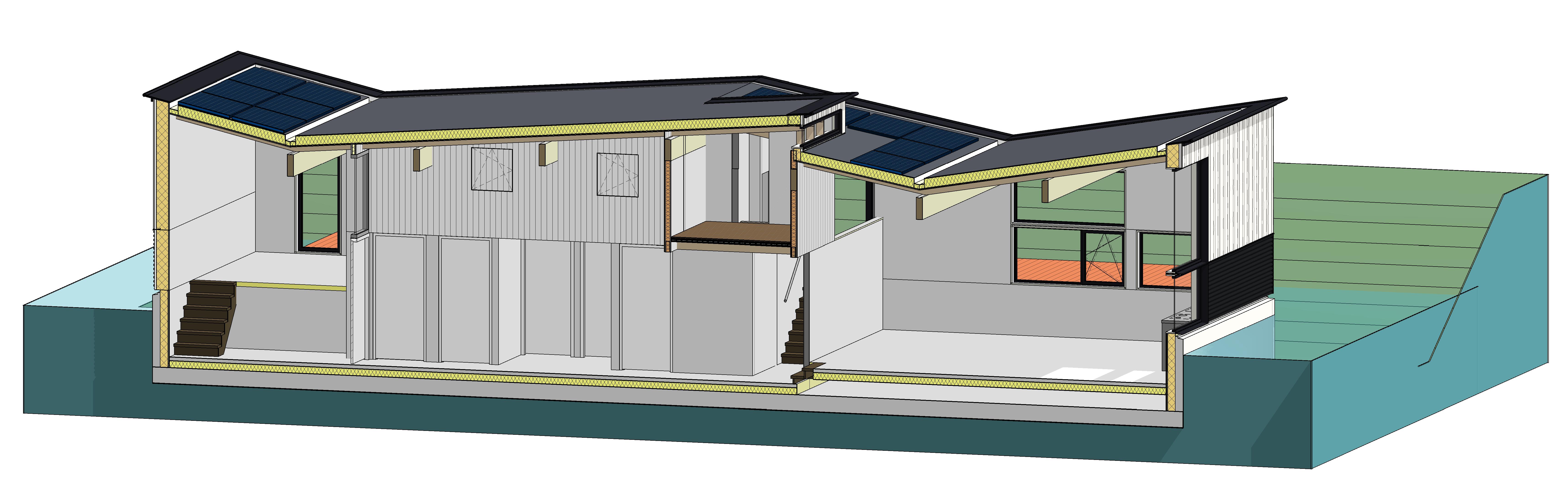 阿姆斯特丹"波"住宅 | 室内设计中的波浪元素与空间利用-22