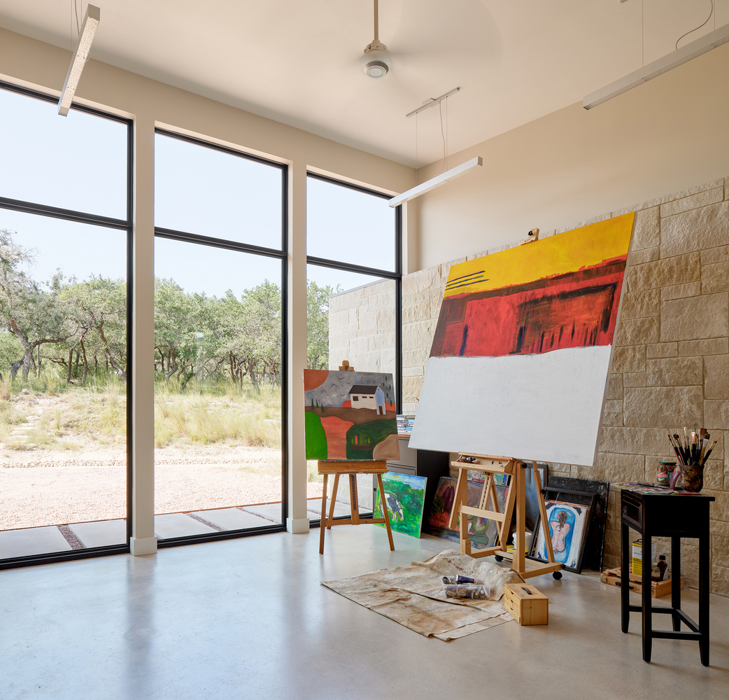 德州山间“梯田”住宅丨美国德克萨斯-13