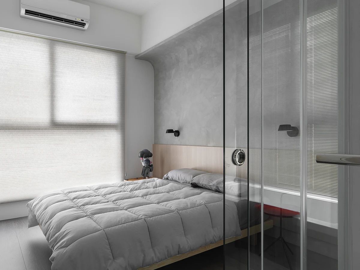 72㎡黑白灰艺术感住宅设计-29